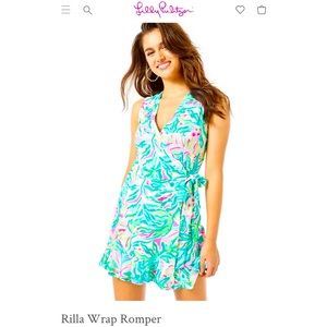 Lilly Pulitzer Rilla Wrap Romper
